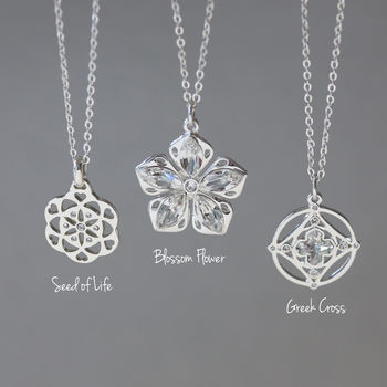Silver Colour And Crystal Charm Collection, 3 of 7