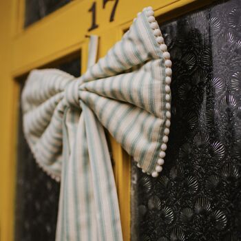 Decorative Hanging Fabric Door Bow, 2 of 9