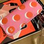 Maximalist Orange And Pink Polka Dot Glasses Case, thumbnail 7 of 8