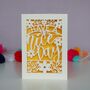 Have A Nice Day Papercut Card, thumbnail 1 of 10