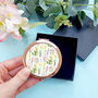 Wildflowers Rose Gold Compact Mirror, thumbnail 4 of 9