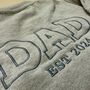 Personalised 'Dad' Embroidered Family Sweatshirt, thumbnail 10 of 11