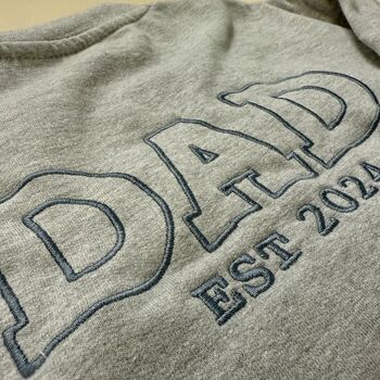 Personalised 'Dad' Embroidered Family Sweatshirt, 10 of 11