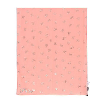 Personalised Premium Coral Scarf For Her, 3 of 6