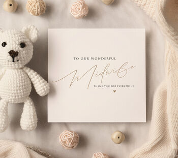 Thank You Midwife Card, 2 of 2