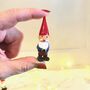 Hand Blown Tiny Glass Gnome, thumbnail 2 of 3