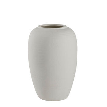 Catia Handmade White Terracotta Urn Vase, 4 of 4