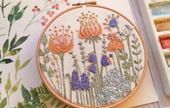 Forget Me Not Embroidery Kit, 3 of 6