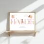 Personalised Fairy Nursery Name Print, Nursery Fairy Wall Art Decor, thumbnail 2 of 4