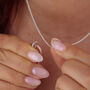 Cactus Charm Necklace, Sterling Silver Or Gold Plated, thumbnail 4 of 7