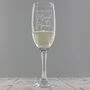Personalised Maid Of Honour Champagne Flute Glass, thumbnail 3 of 4