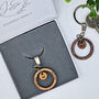 Personalised Coordinate And Initial Keyring, thumbnail 3 of 5