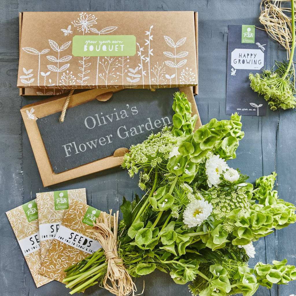 grow your own flower garden gift by the gluttonous gardener ...