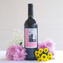 Personalised Photo Wine Bottle Red, White, Rose, thumbnail 1 of 7