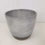 Semi Glazed Moon Grey Ceramic Indoor Plant Pots, thumbnail 2 of 3