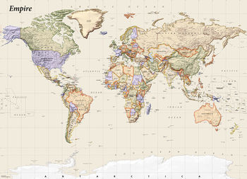 World Map Wallpaper By Love Maps On | notonthehighstreet.com