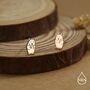Kawaii Hamster Stud Earrings Sterling Silver, thumbnail 5 of 12