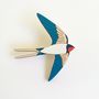Wooden Swallow Brooch, thumbnail 6 of 7