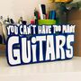 Guitar Statement 'You Can't Have Too Many Guitars' Inc Free Gift, thumbnail 9 of 10