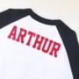 'Two' Birthday Raglan Baseball Top, thumbnail 5 of 8
