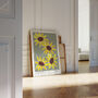 Sunflowers Hand Painted Art Print, thumbnail 1 of 5