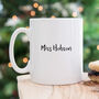 Tea In Teacher Christmas Mug, thumbnail 2 of 2