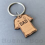 Football Shirt Keyring Personalised For Father's Day, thumbnail 4 of 5