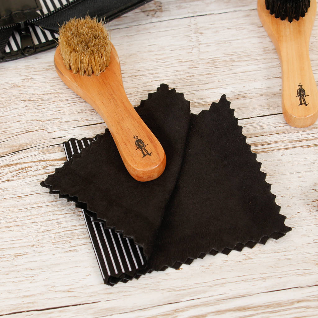 buff and shine shoe polish kit
