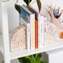 Arch Rainbow Design Terrazzo Bookends, thumbnail 4 of 8