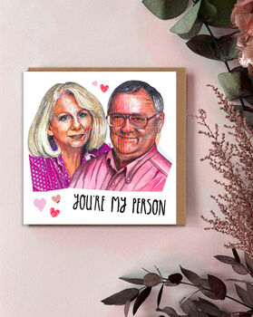 Madge And Harold Love Card, 80s Inspired Tv Card, 2 of 3