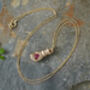 Solid Yellow Gold Or Solid Sterling Silver Hand Pendant With Ruby, thumbnail 2 of 7