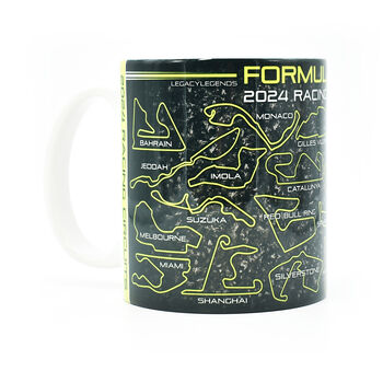 Formula One 2024 Circuits Neon Edition Mug, 3 of 5