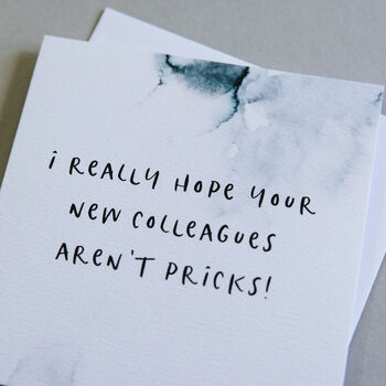 Funny New Job Card 'New Colleagues', 3 of 3