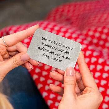 'True Friends Are Never Apart' Keepsake Wallet Card By Ellie Ellie ...