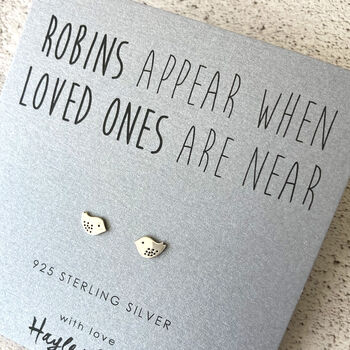 Robin Sterling Silver Earrings, 3 of 9
