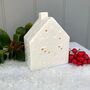 White Ceramic LED House, thumbnail 1 of 2