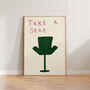 Take A Seat Retro Living Room Wall Art Print, thumbnail 5 of 10