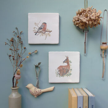 Roe Deer Ceramic Tile Wall Art, 3 of 11