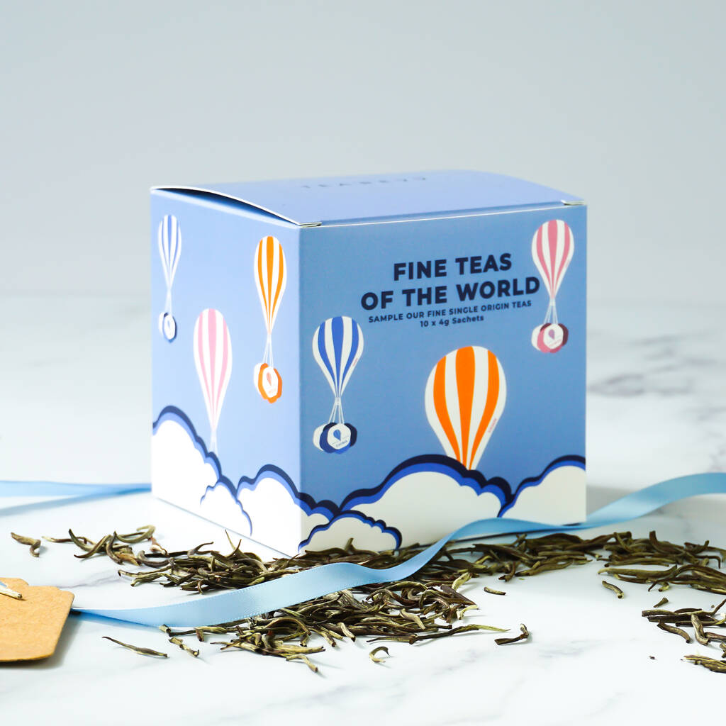 Fine Teas Of The World Gift Box By Yawn Brew