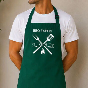 Personalised Name And Message BBQ Apron, 6 of 6