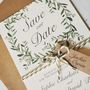 Olive Wreath Wedding Stationery Range, thumbnail 4 of 6