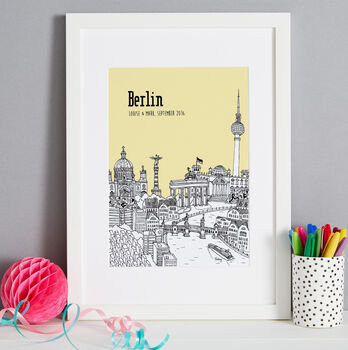 Personalised City Illustration Print, 11 of 12