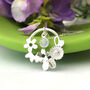 Moonstone And Flower Necklace, thumbnail 1 of 7