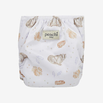 Woodland Creatures Reusable Nappy, 5 of 5