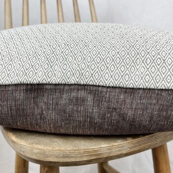 Fair Trade Diamond Weave Cotton Cushion Cover 60cm, 3 of 11