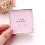 'I Like My Sister' Sterling Silver Crystal Heart Earrings, thumbnail 1 of 8
