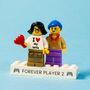 Couples Personalised Lego® Brick Minifig Couple Gift: Custom Romantic Keepsake For Partners, thumbnail 2 of 12