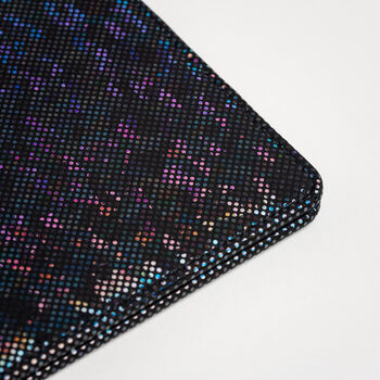 Disabled Blue Badge Parking Permit Wallet In Holographic Black Glass, 10 of 10