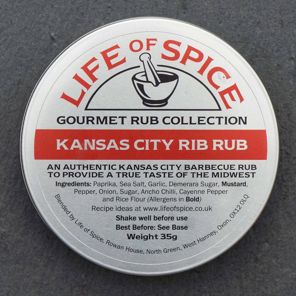 kansas city rib rub gourmet spice rub by life of spice