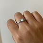 Sapphire And Cubic Zirconia Ring, thumbnail 3 of 3